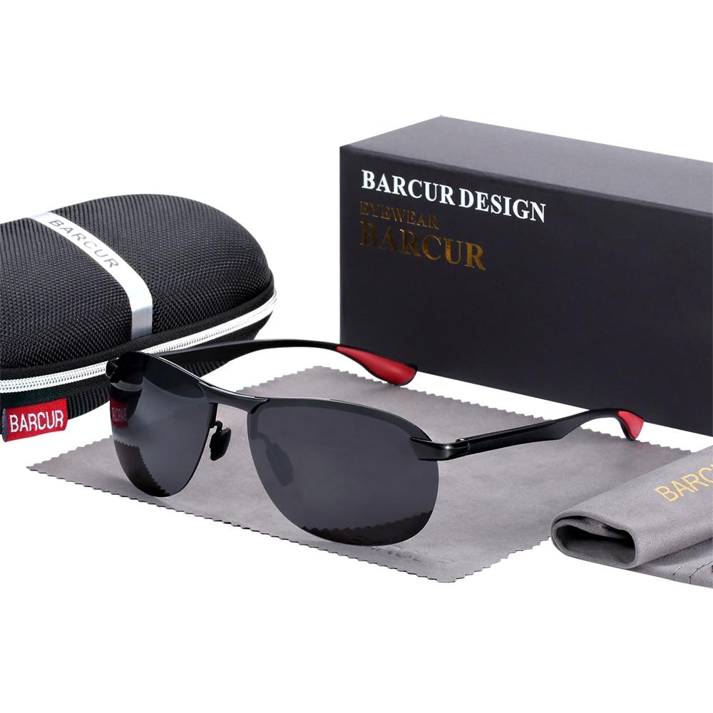 Black Simply Stainless Polarised Pilot Sunglasses with hard case bag and cleaning cloth