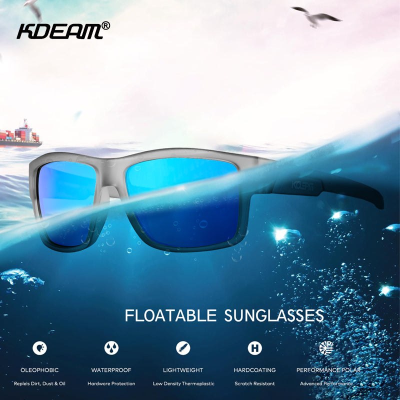 KDEAM Floating Polarized Sunglasses –